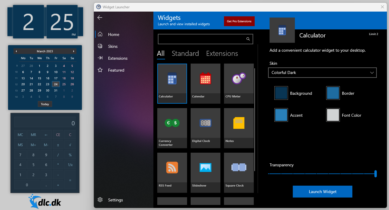 Screenshot af Widget Launcher
