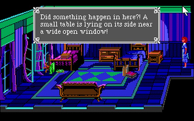 Screenshot af Laura Bow - The Colonel's Bequest
