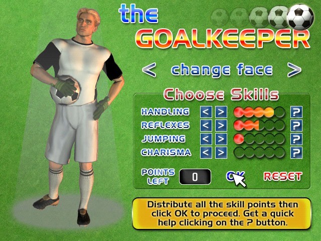 Screenshot af The Goalkeeper