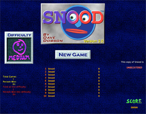Screenshot af Snood