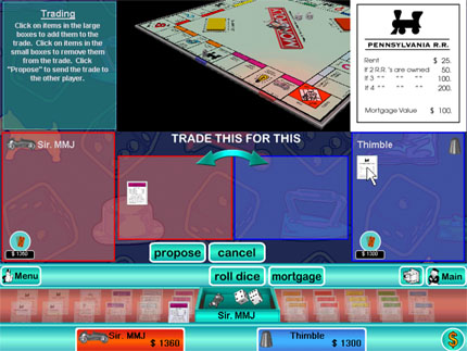 Screenshot af Monopoly