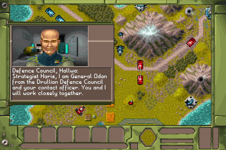 Screenshot af Battle Isle 2200