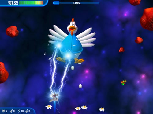 Screenshot af Chicken Invaders