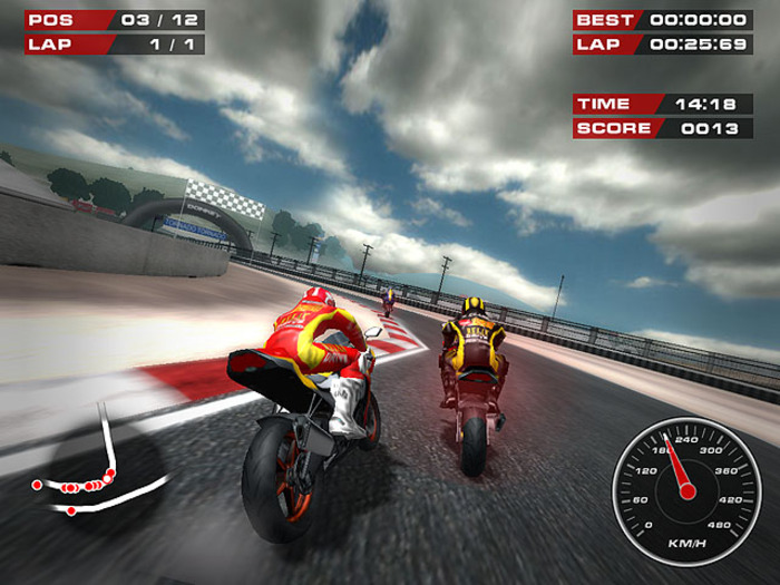 Screenshot af Superbike Racers