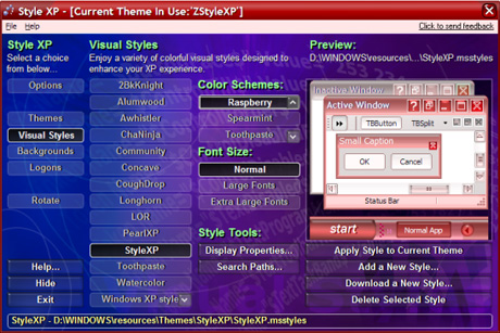 Screenshot af Style XP für Fauen