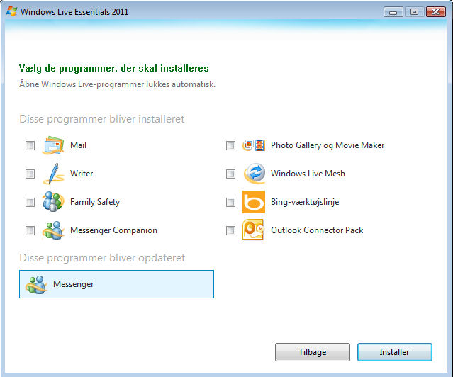 Screenshot af Windows Live Messenger (deustch)