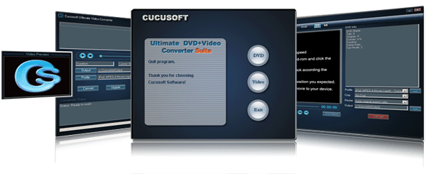 Screenshot af Cucusoft Ultimate DVD + Video Converter Suite