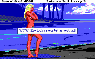 Screenshot af Leisure Suit Larry 3 - Passionate Patti in Pursuit of the Pulsating Pectorals