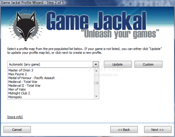 Screenshot af Game Jackal Pro