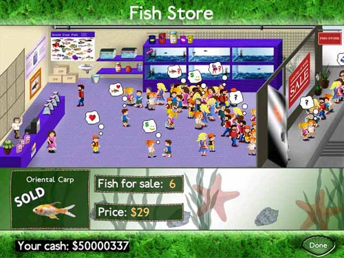 Screenshot af Fish Tycoon
