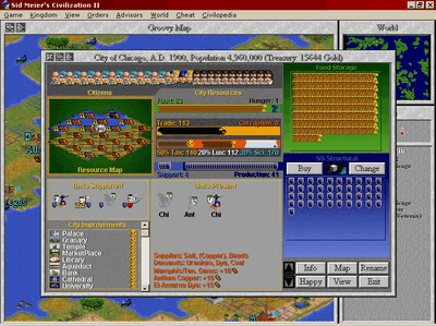 Screenshot af Civilization 2