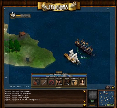 Screenshot af Seafight Online Pirate Game