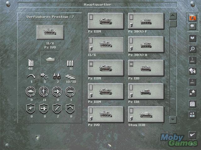 Screenshot af Panzer General