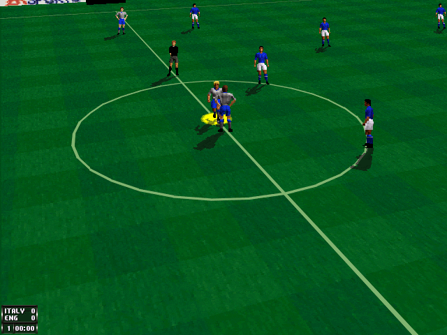 Screenshot af FIFA Soccer 96