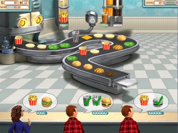 Screenshot af Burger Shop