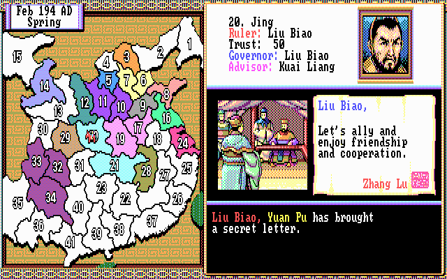 Screenshot af Romance of the Three Kingdoms 2