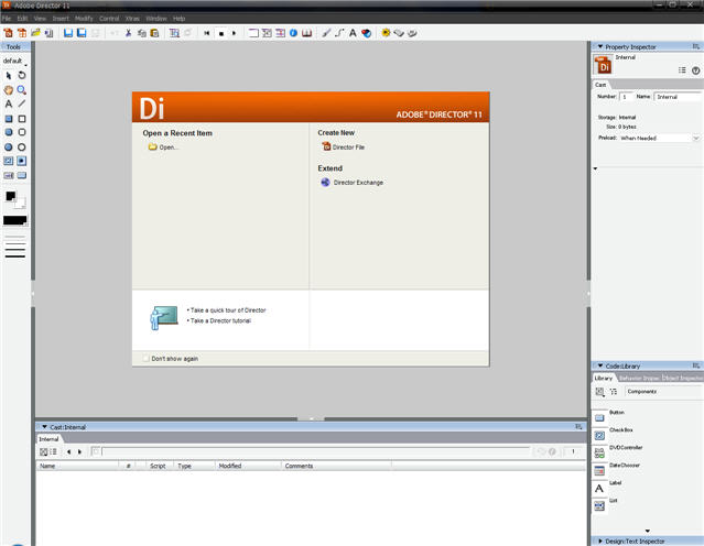 Screenshot af Adobe Shockwave Player
