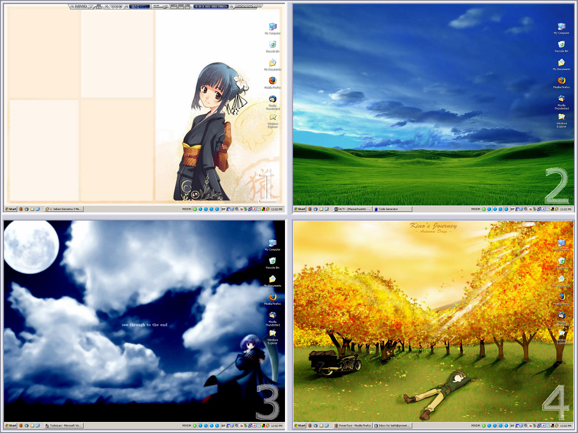 Screenshot af Desktops