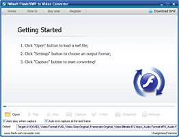 Screenshot af iWisoft Flash SWF to Video Converter