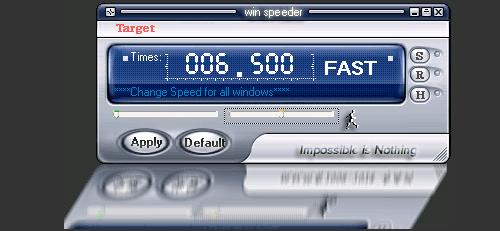 Screenshot af Win Speeder