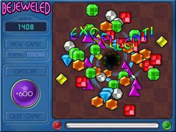 Screenshot af Bejeweled Deluxe