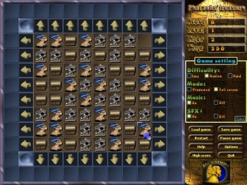 Screenshot af Pharaohs Treasure