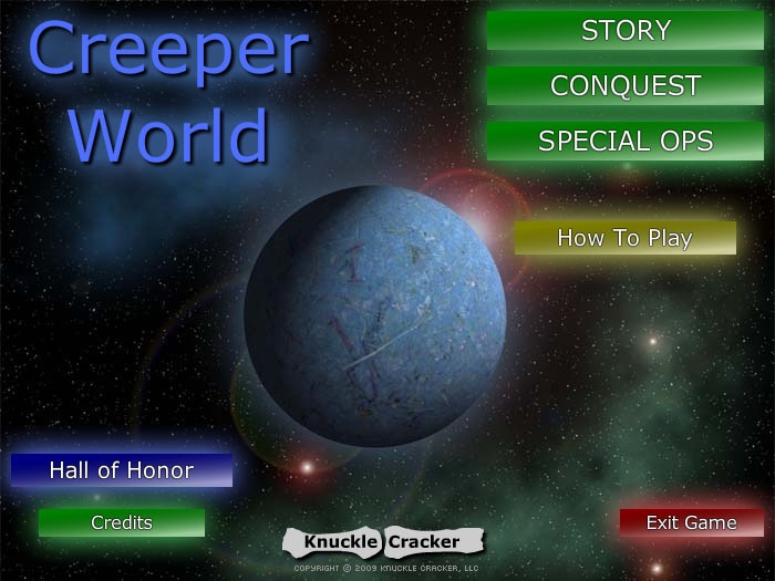 Screenshot af Creeper World