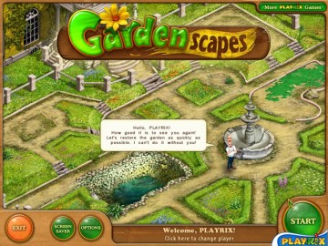 Screenshot af Gardenscapes