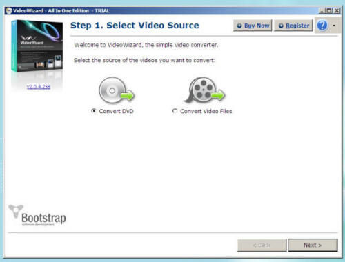 Screenshot af VideoWizard - All-in-One DVD & Video Converter