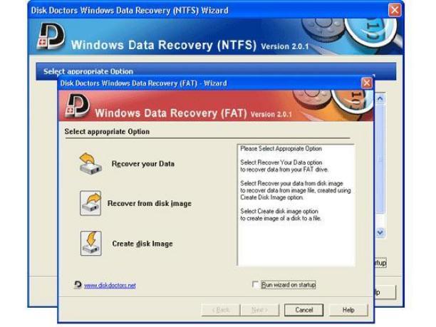 Screenshot af Disk Doctors Windows Data Recovery