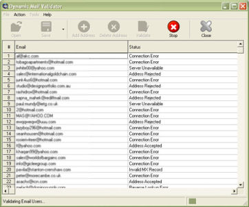Screenshot af Dynamic Mail Validator