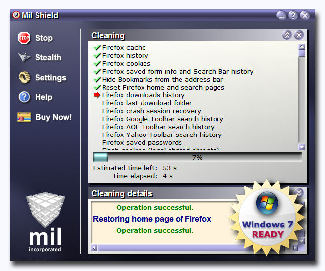 Screenshot af Mil Shield