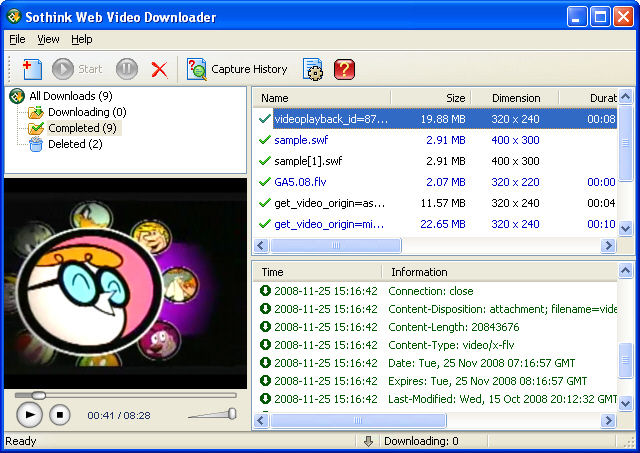 Screenshot af Sothink Web Video Downloader