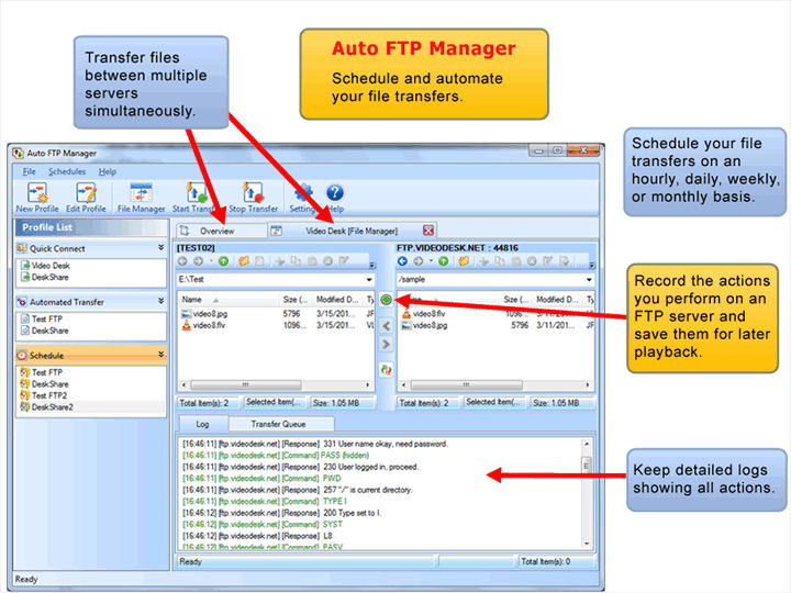 Screenshot af Auto FTP Manager