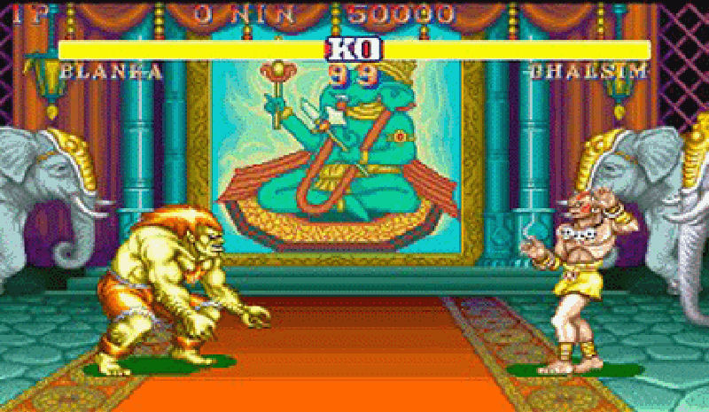 Screenshot af Street Fighter