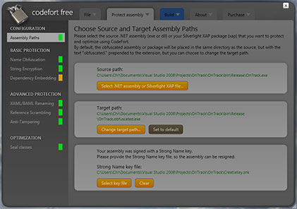 Screenshot af CodeFort Free Edition