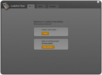 Screenshot af CodeFort Free Edition