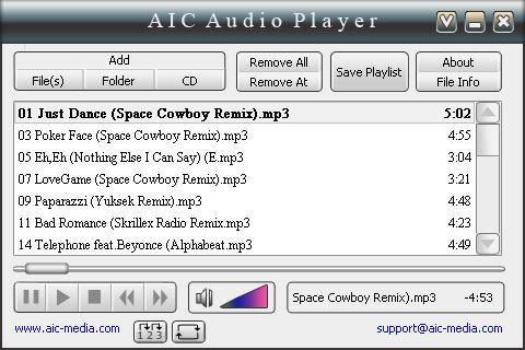 Screenshot af AICAudioPlayer