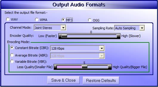 Screenshot af Audio Converter Extractor Max