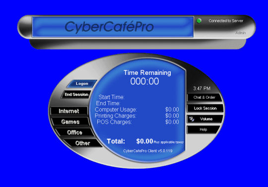 Screenshot af CyberCafePro 