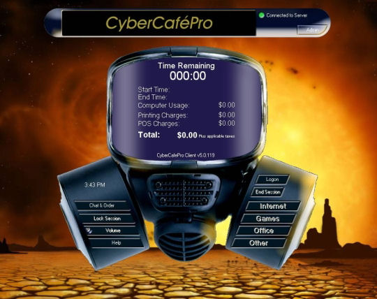 Screenshot af CyberCafePro 