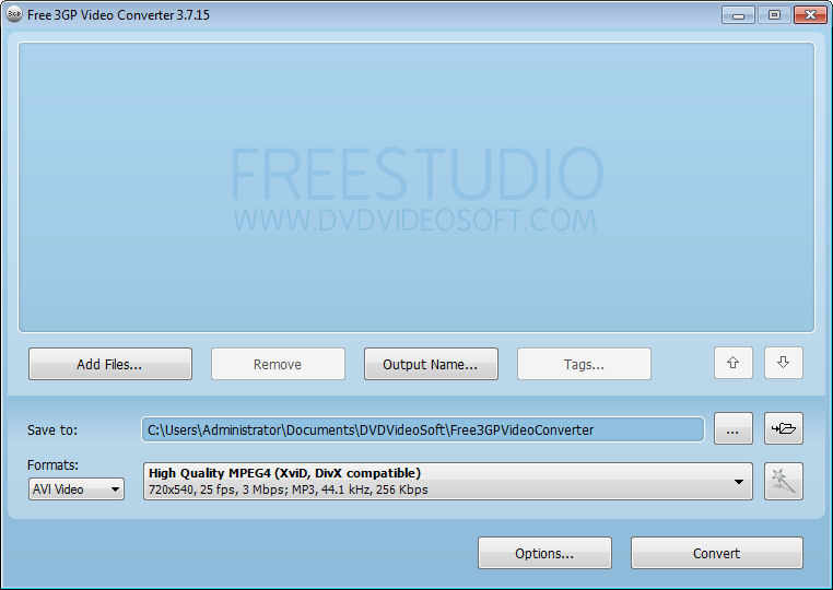 Screenshot af Free 3GP Video Converter