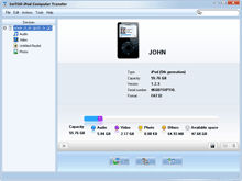 Screenshot af ImTOO iPod Computer Transfer