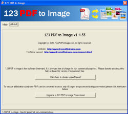 Screenshot af 123 PDF to Image