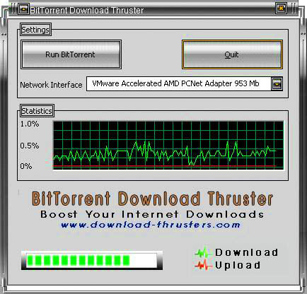 Screenshot af BitTorrent Download Thruster