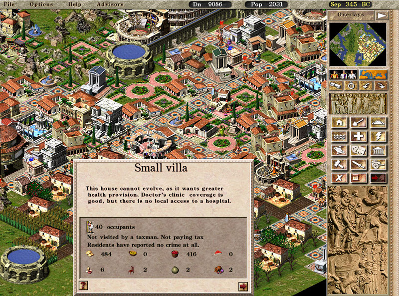 Screenshot af Caesar III