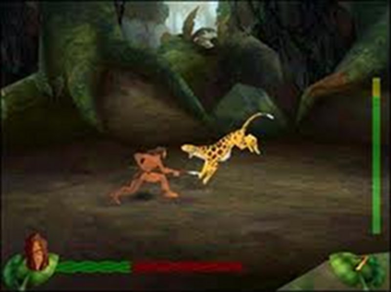 Screenshot af Disney's Tarzan Action Game