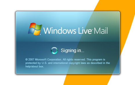 Screenshot af Windows Live Mail