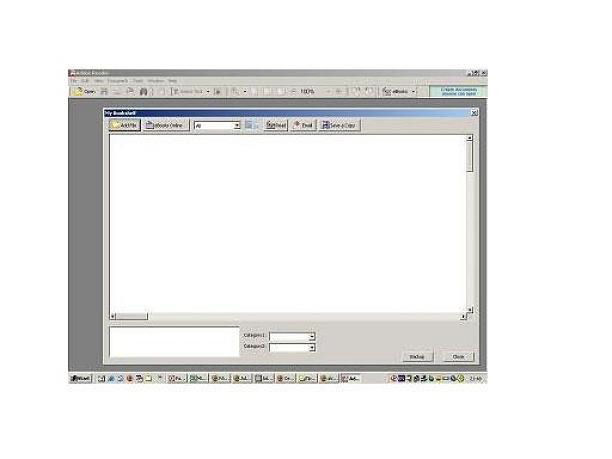 Screenshot af Adobe Reader für Mac
