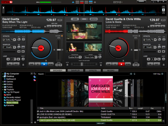 Screenshot af Virtual DJ Free for Mac